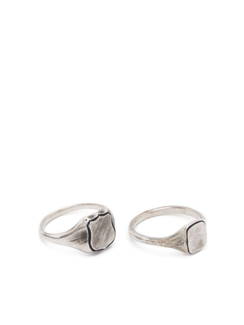 Werkstatt m nchen Circular design Polished finish Rings set Of