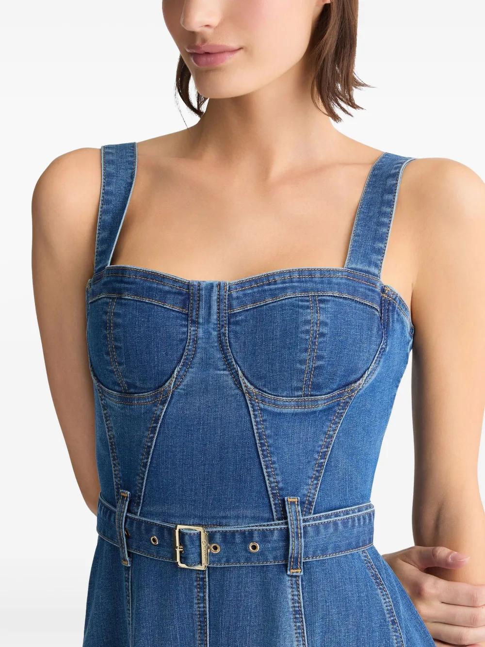 liu jo denim bustier dress Jluxlabel Women's Mara Denim Bustier Dress