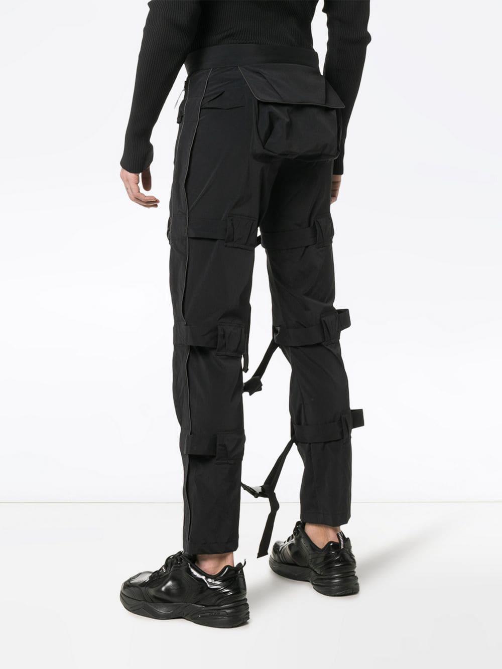 99% Is Synthetic Bondage Strap Trousers 