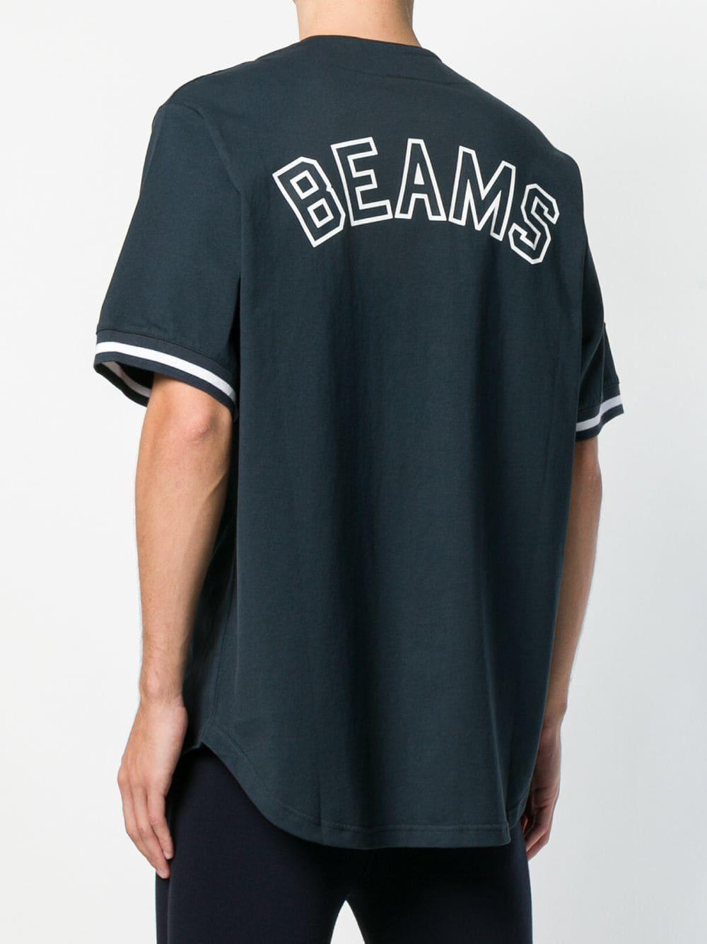 Champion Cotton X Beams Baseball T-shirt in Blue for Men - Lyst