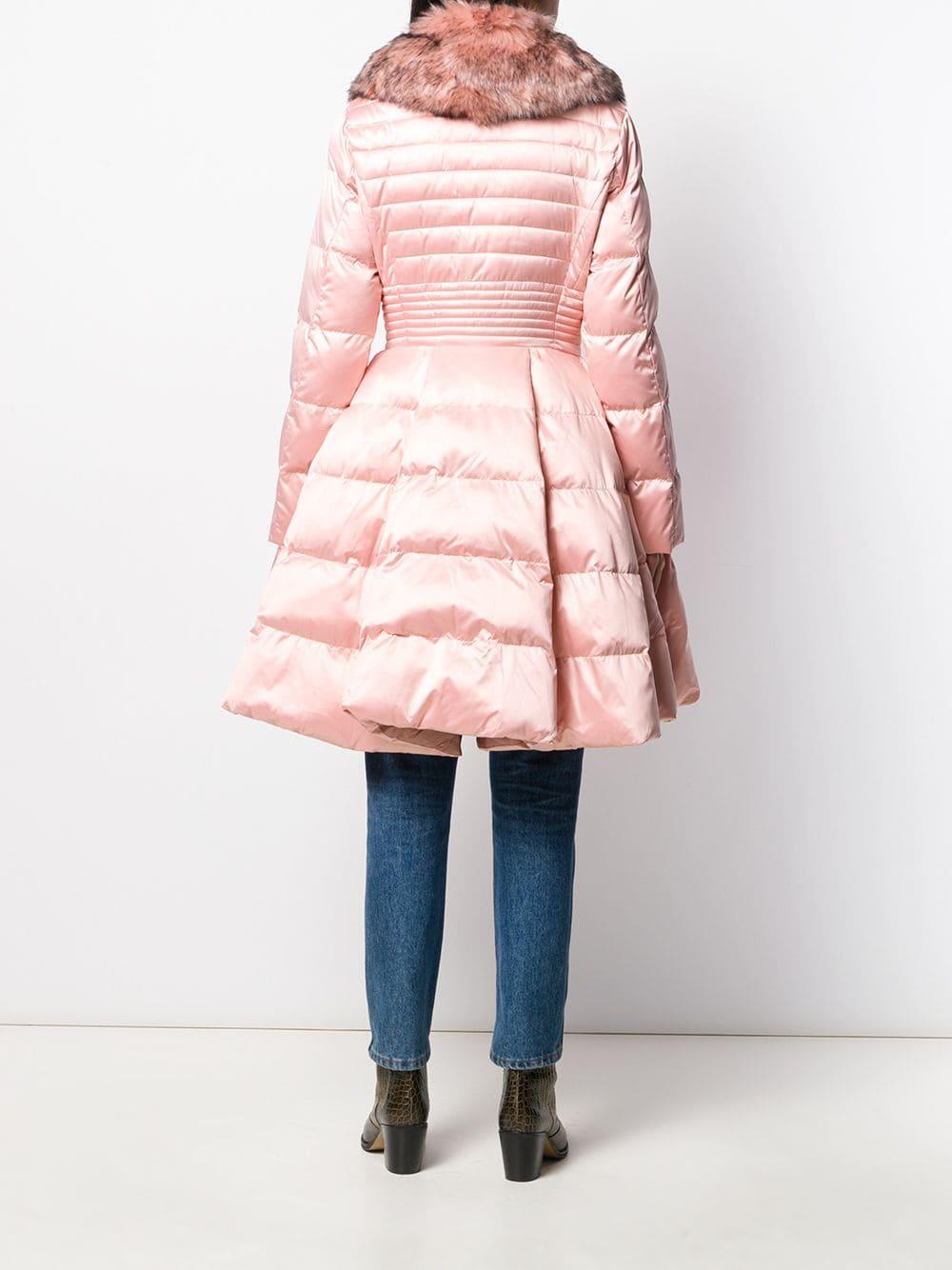 Flare puffer coat cheap