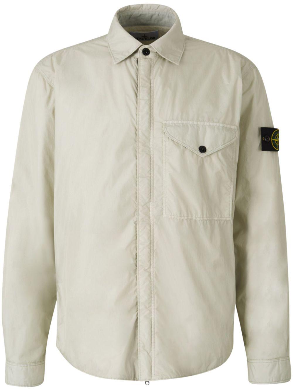 Stone Island メンズ ナチュラル コンパスバッジ ジャケット ジャケット