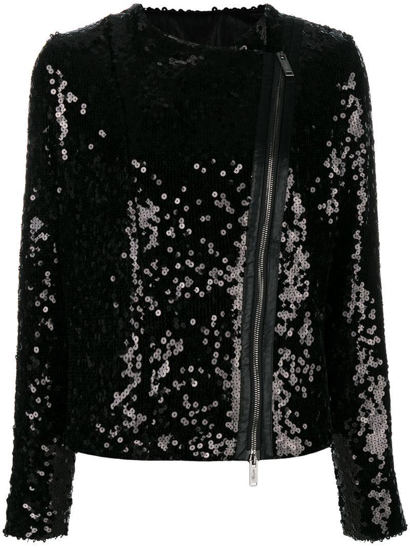 black glitter jacket