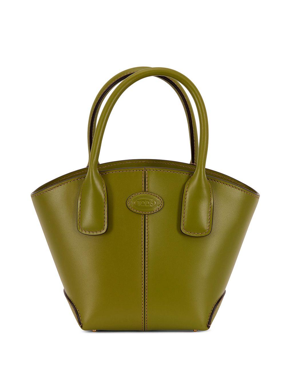 Tod's Micro Vaso Tote Bag in Green | Lyst