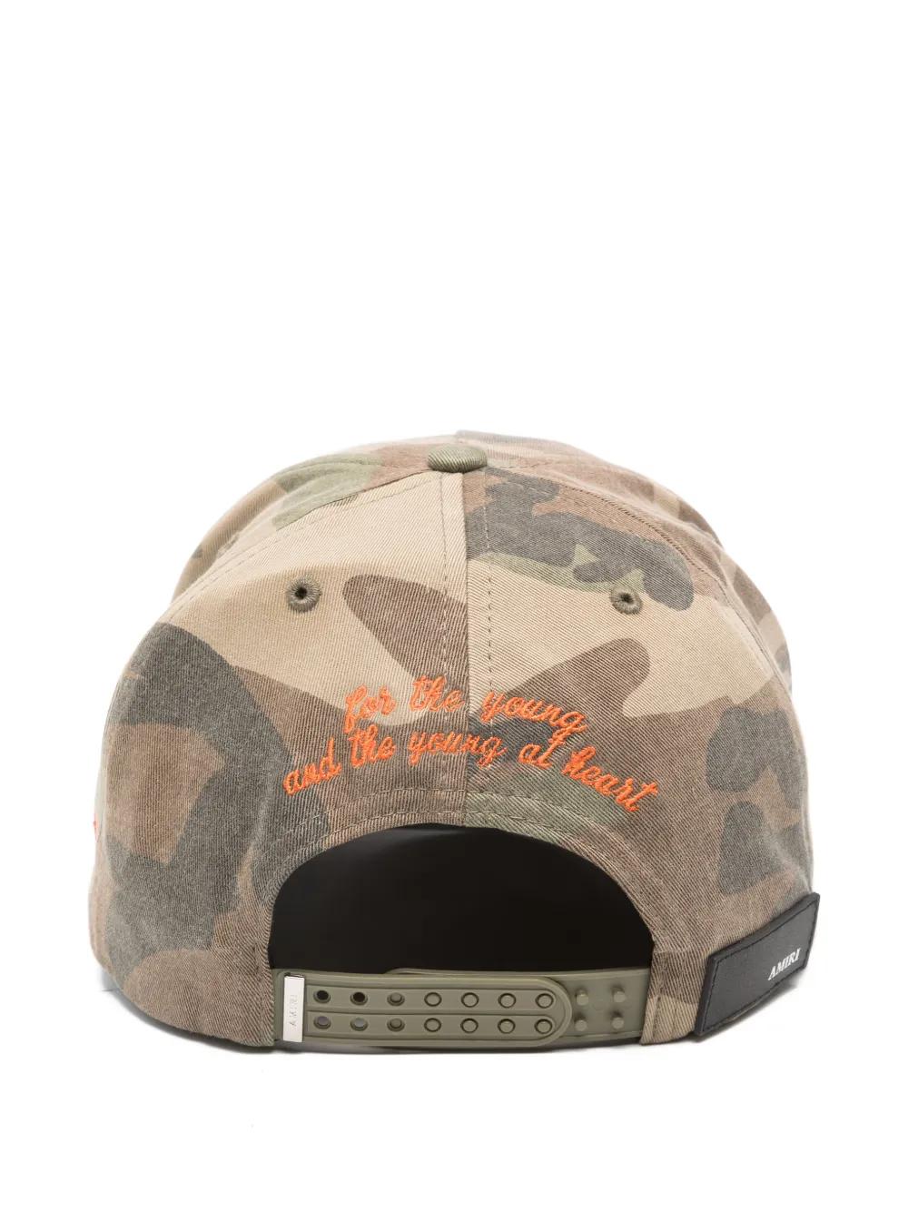 Amiri Ma Outline Camouflage Cap in Natural for Men | Lyst
