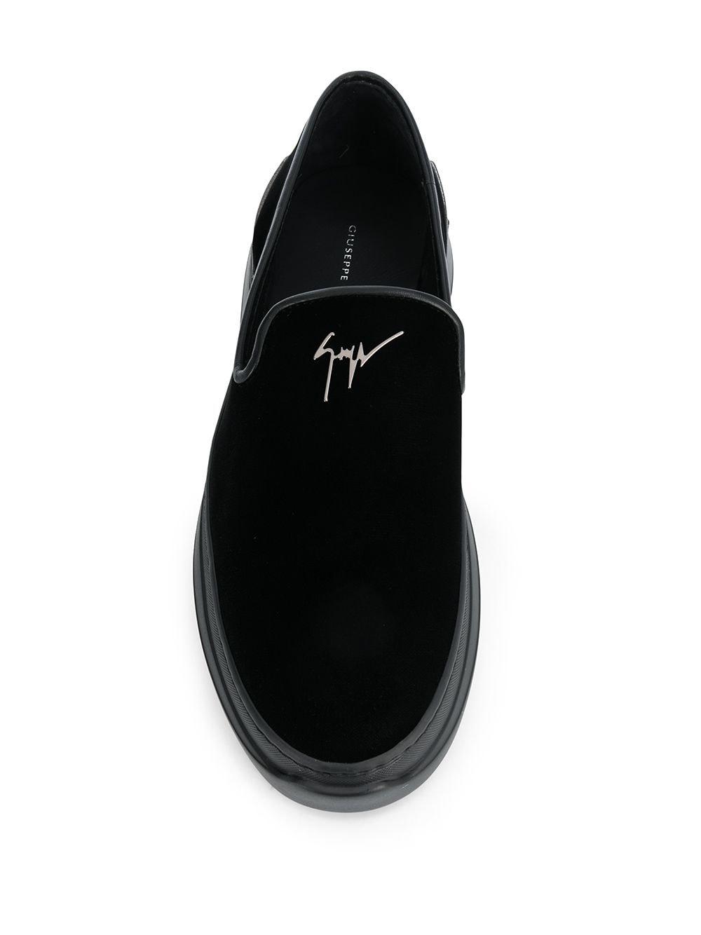 Giuseppe Zanotti Leather Conley Slip-on 40mm Sneakers in Black for 