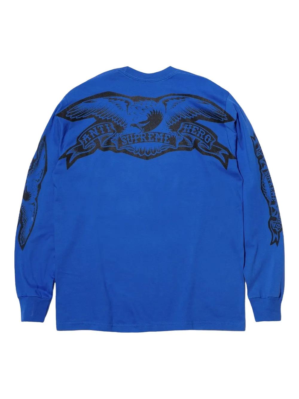Supreme Antihero Eagle Long-Sleeves T-Shirt in Blue for Men | Lyst