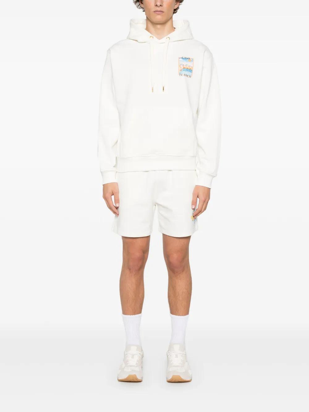 CASABLANCA Surreal Pool Hoodie in White for Men | Lyst