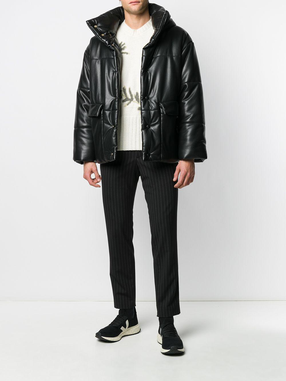 nanushka hide puffer jacket