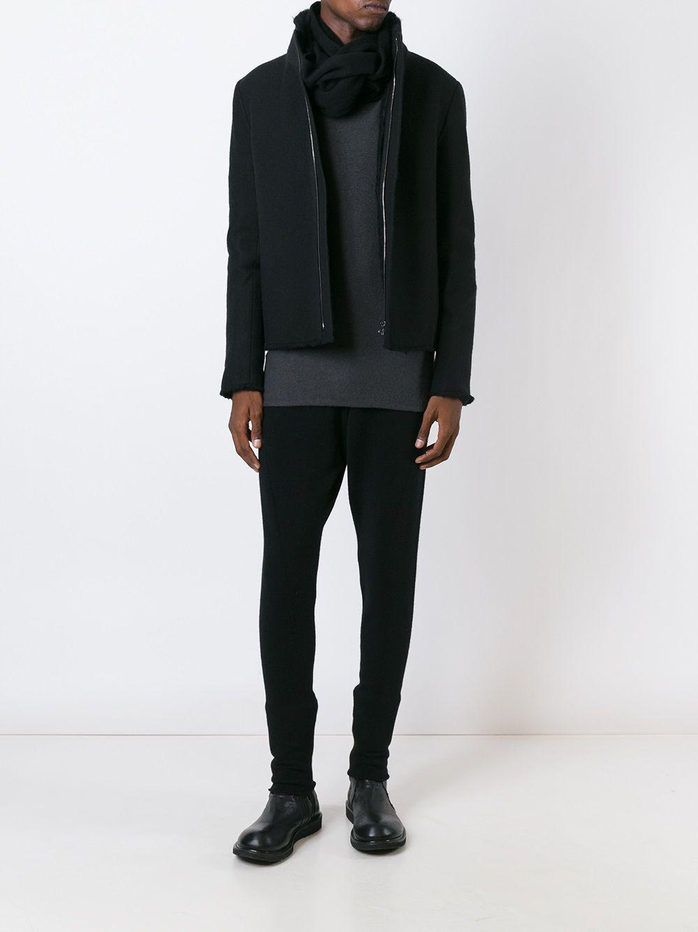 black construction jacket