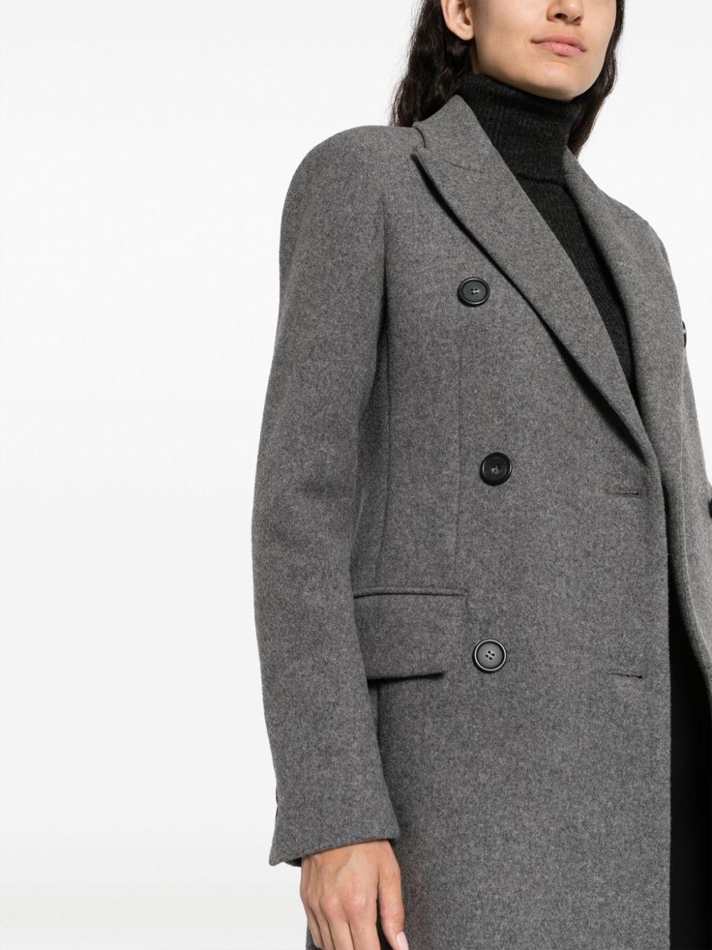 Selim double-breasted wool coat