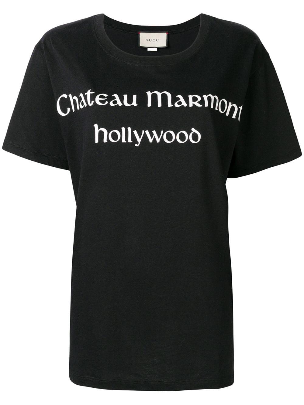 Gucci Cotton Chateau Marmont Print T 