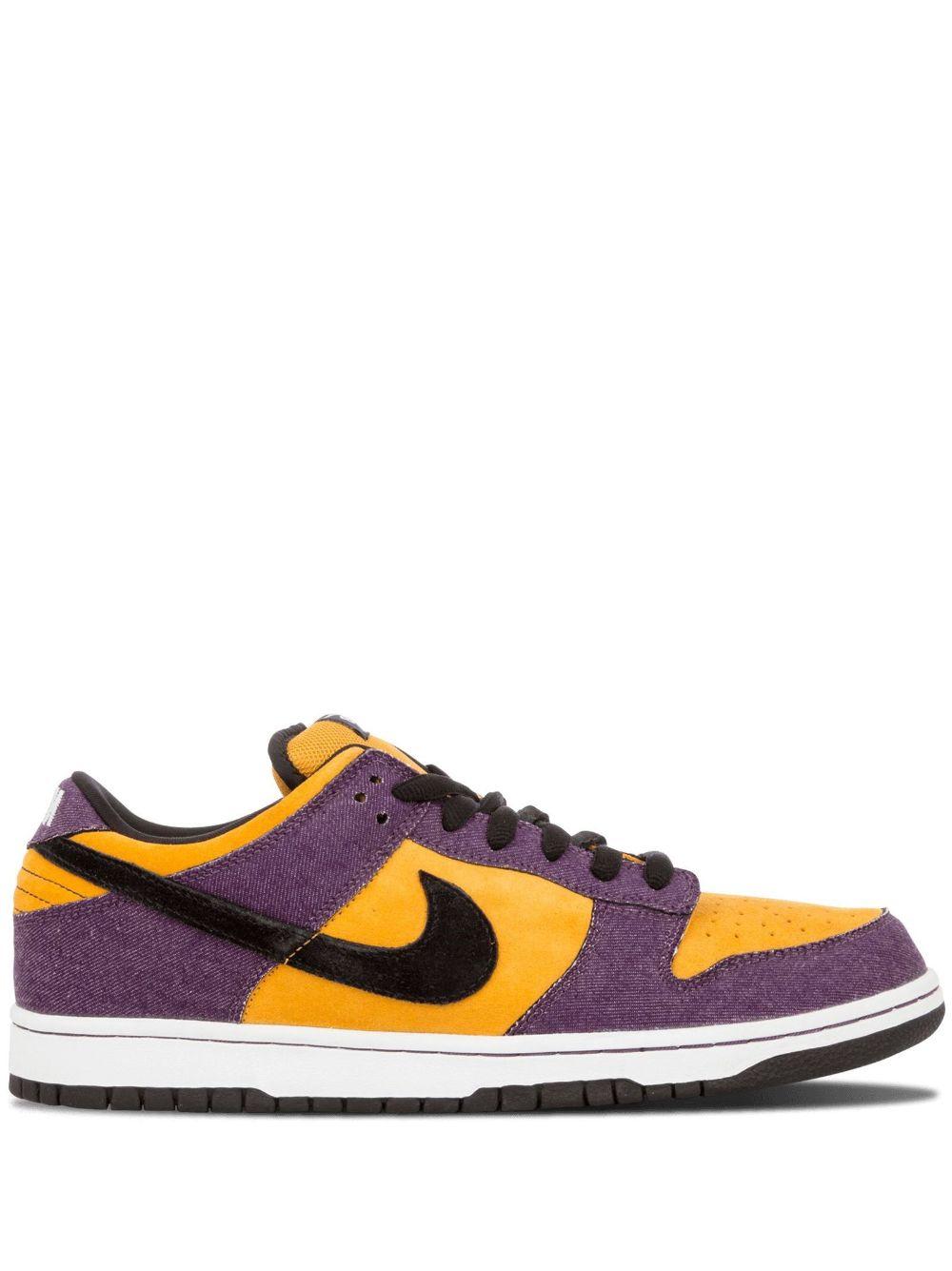 Nike Dunk Low Pro Sb Sneakers in Yellow for Men | Lyst