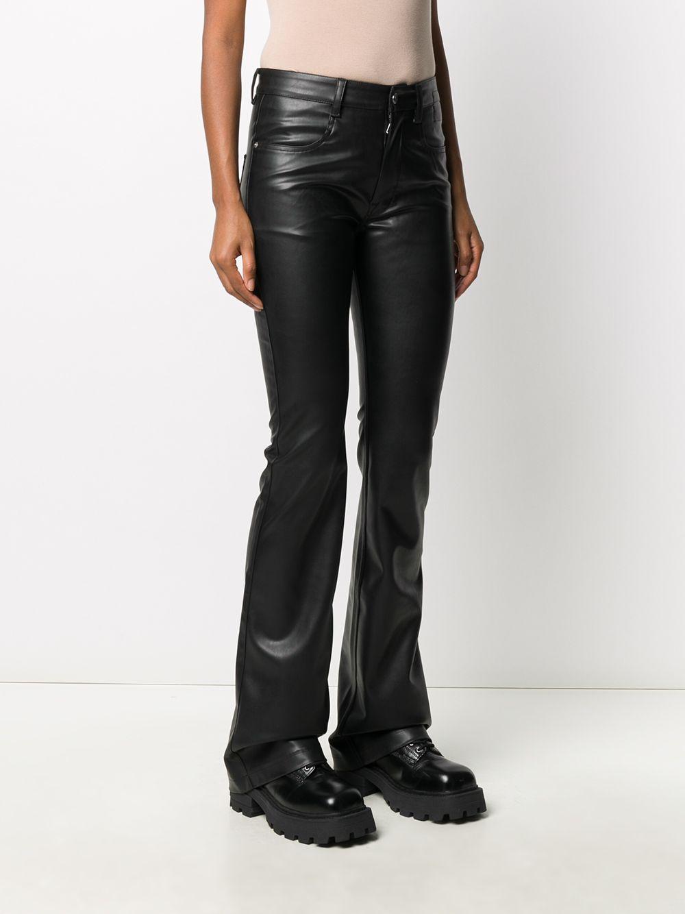 Rick Owens Drkshdw High-waisted Flared Trousers in Black - Lyst