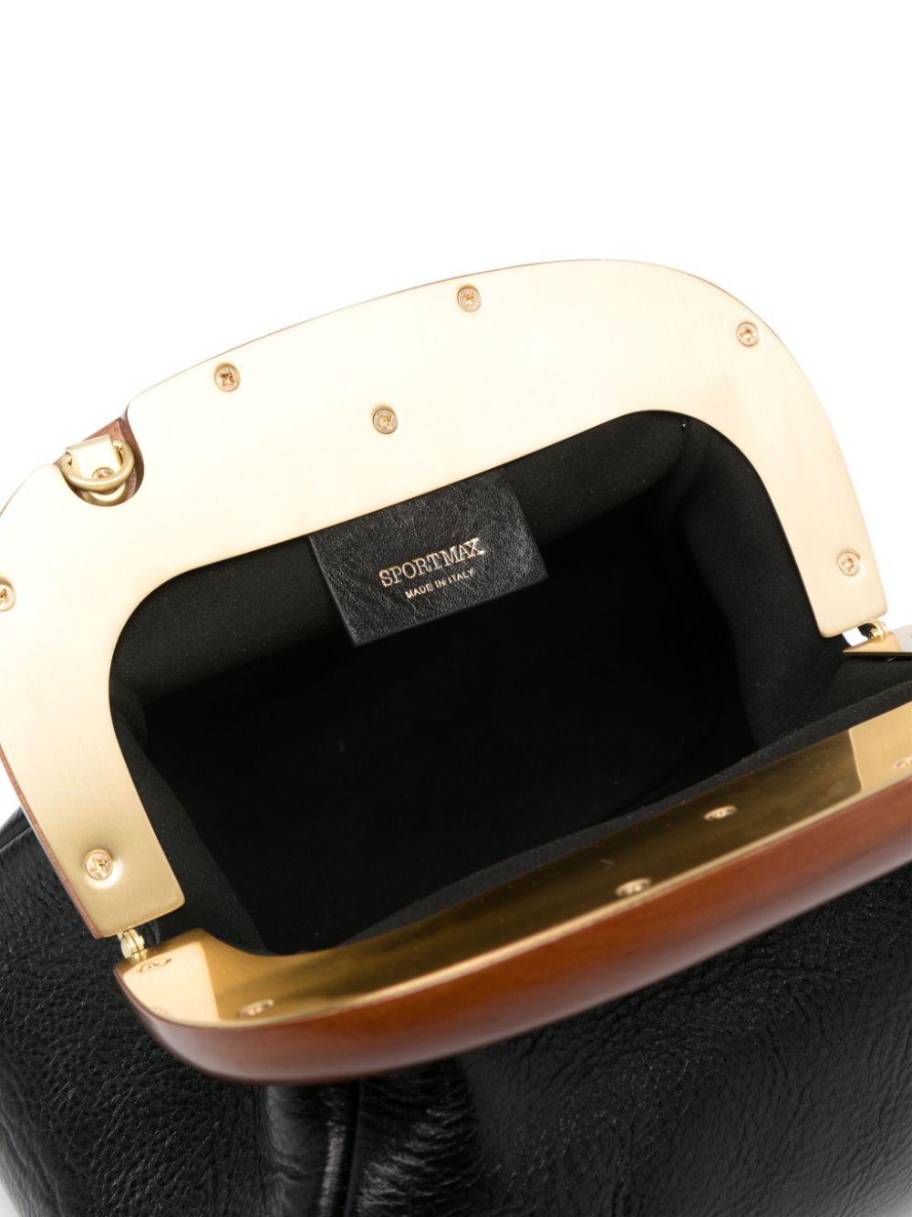 Sportmax Bouba Cross Body Bag in Black | Lyst UK
