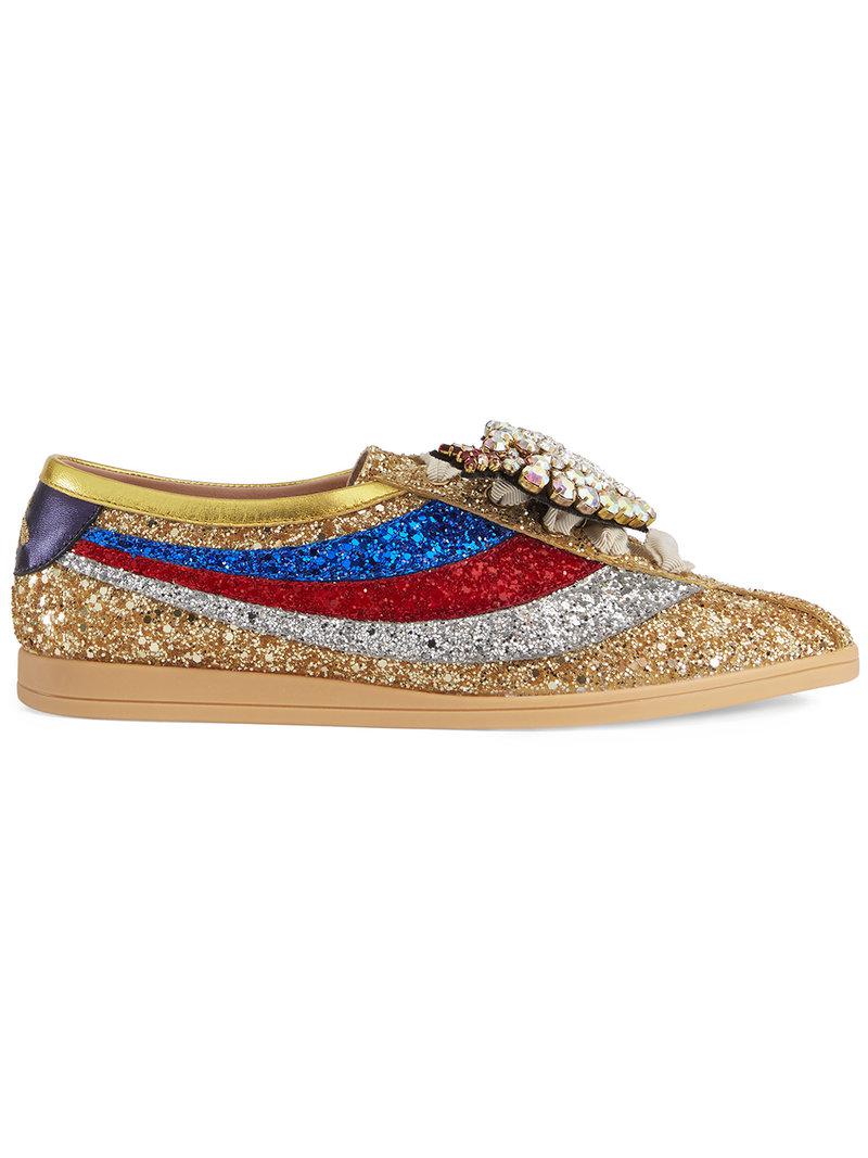 gucci falacer glitter sneaker