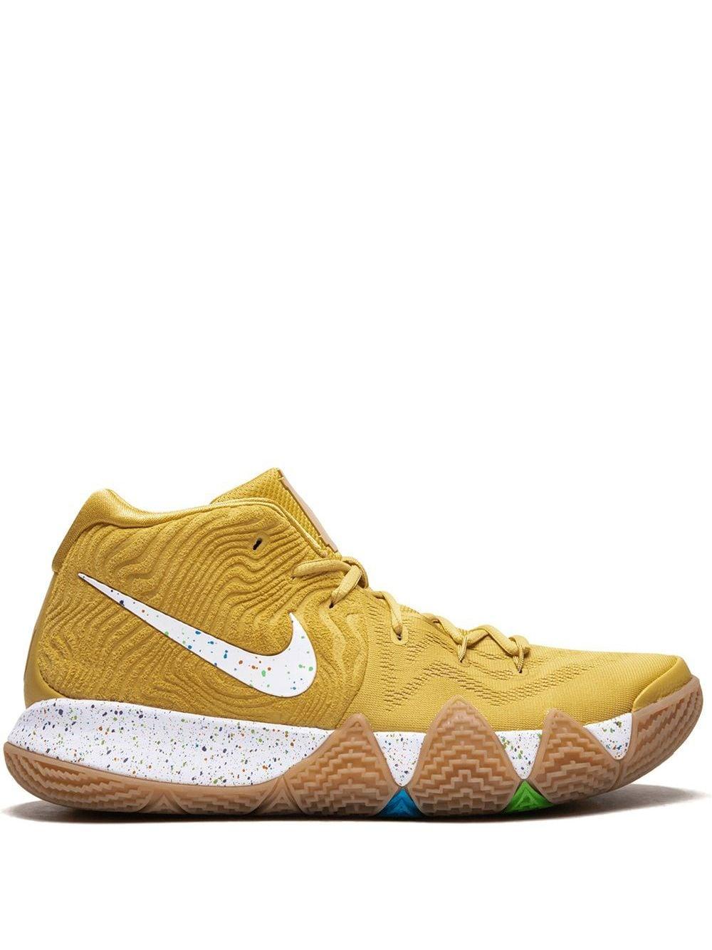 Nike Synthetic Kyrie 4 Cinnamon Toast Crunch Sneakers in Yellow for Men - Lyst