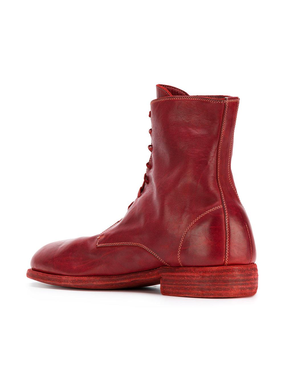 red guidi boots