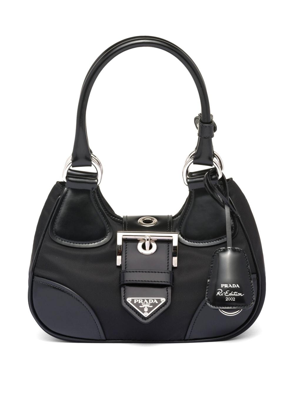Prada Re-edition Nylon Mini Shoulder Bag in Black