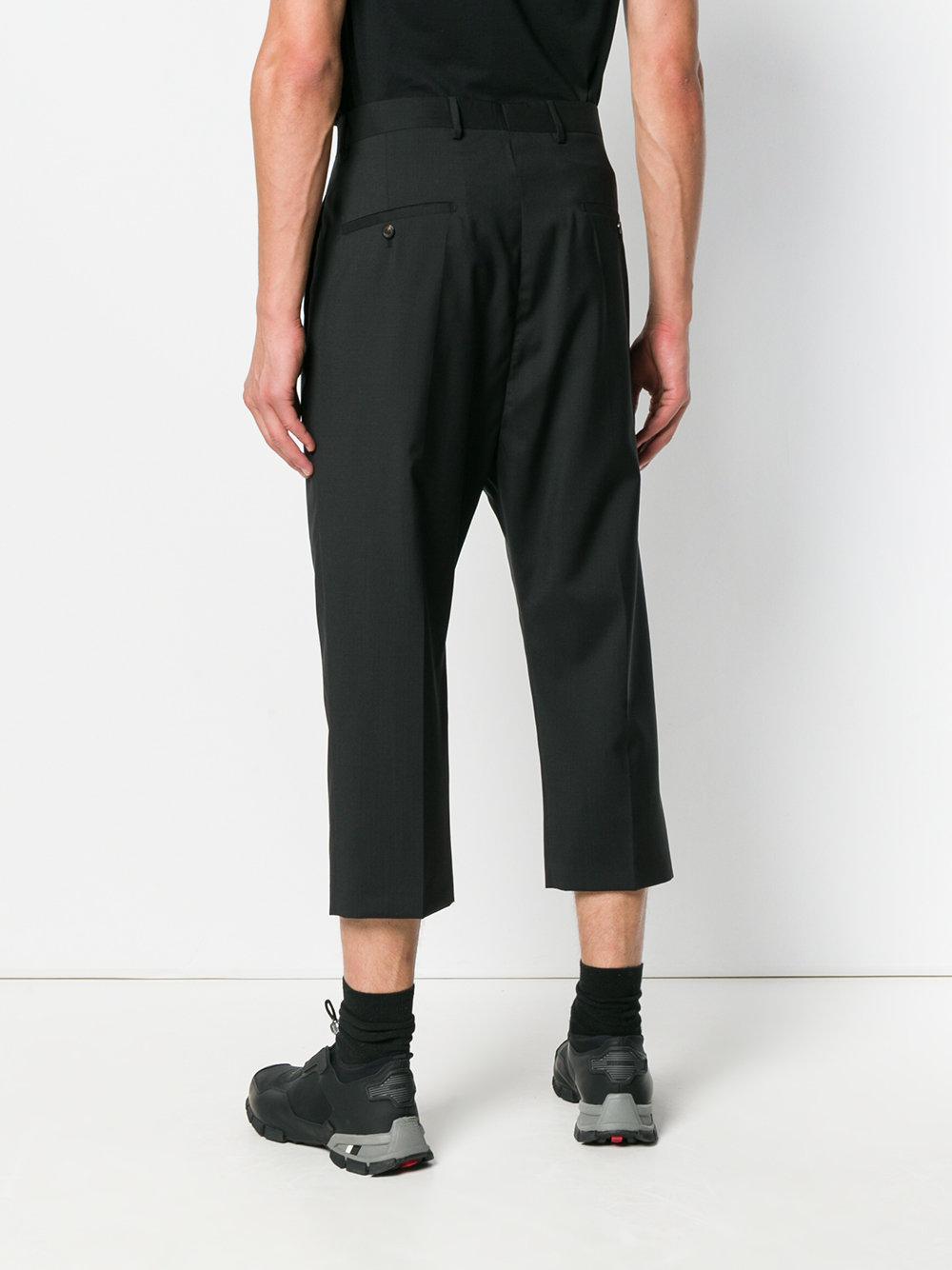 high rise cropped pants
