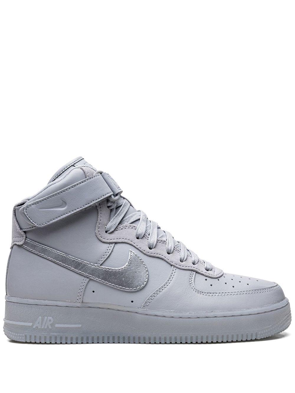 Nike Air Force 1 High "grey Volt" Sneakers in Gray for Men | Lyst
