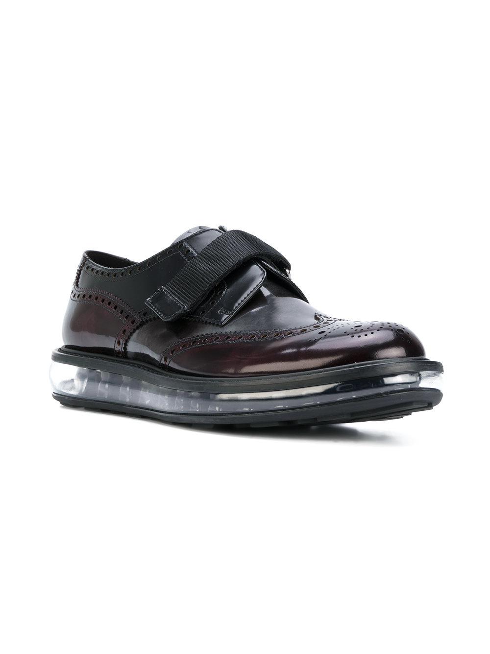 mini tekort Onbepaald Prada Air Sole Derby Shoes in Black for Men | Lyst