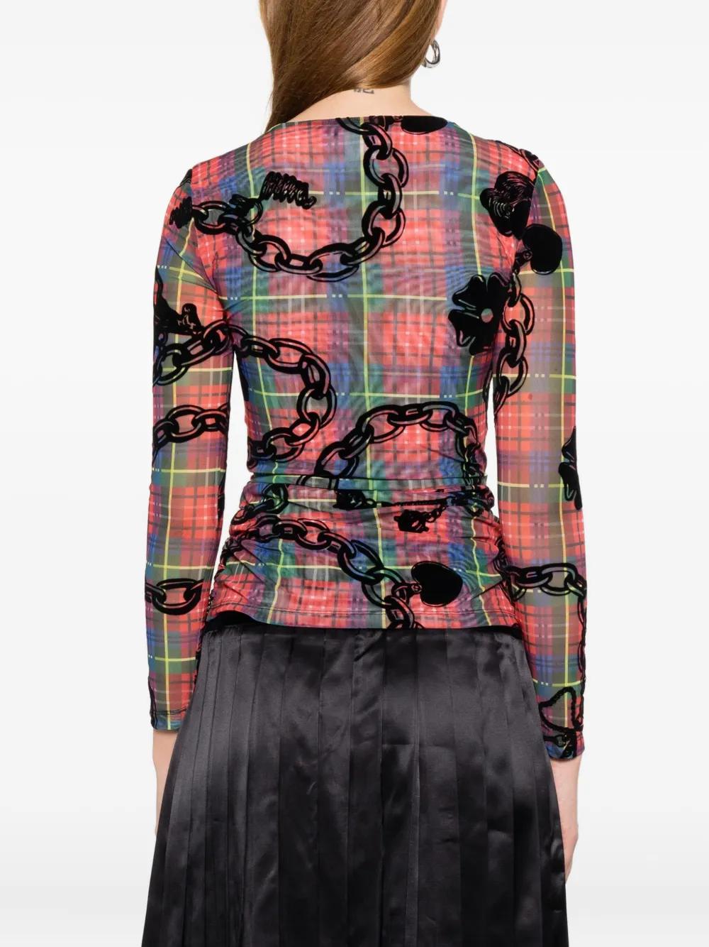 Chopova Lowena バラストメッシュトップ 25SS 長袖Tシャツ Chopova Lowena バラストメッシュトップ 25SS 長袖Tシャツ