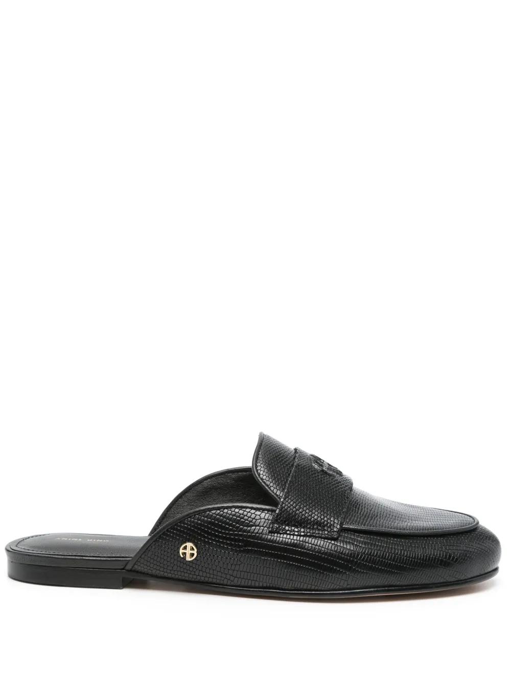 フラットシューズ Eve Mules Shoes - ANINE BING - Leather - Brown ANINE BING Eve Mules | Brown | FARFETCH