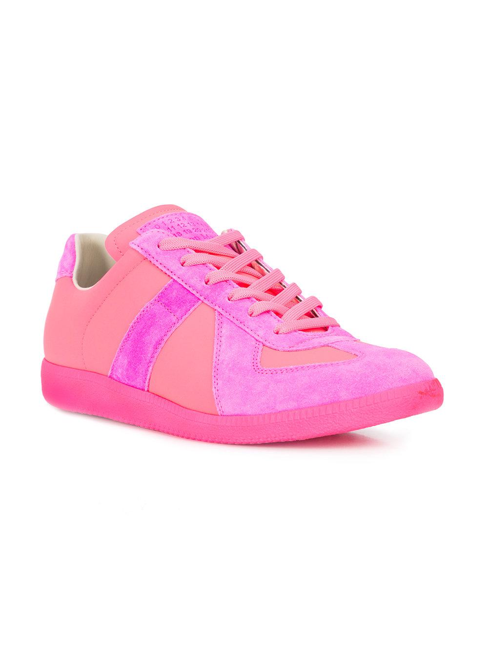 maison margiela sneakers pink