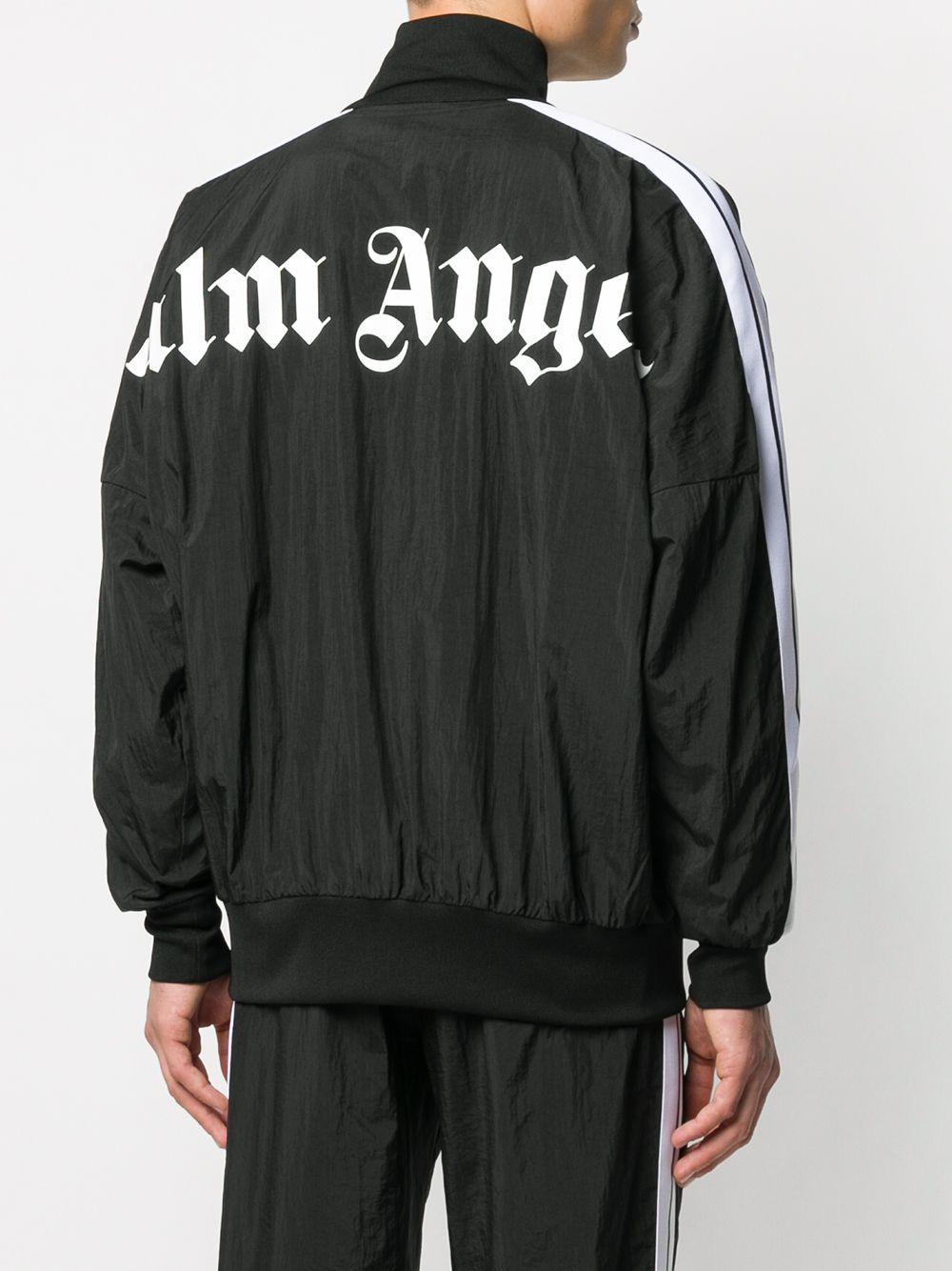 Veste bomber à bandes latérales Palm Angels pour homme en coloris Noir Lyst