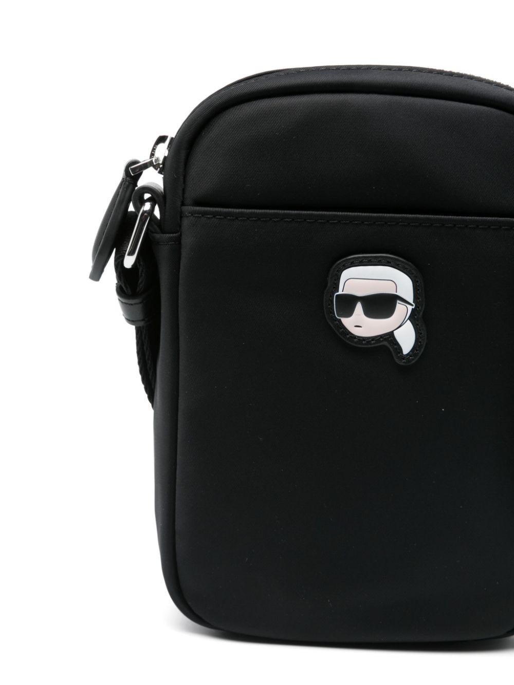Karl Lagerfeld レディース ブラック Ikon ショルダーバッグ クロス 