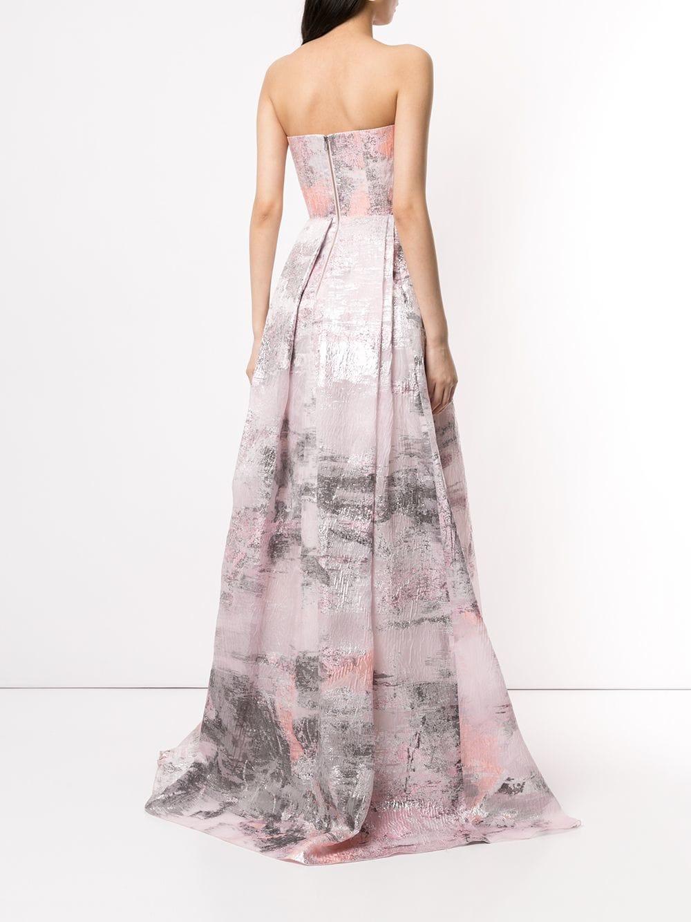 Alex Perry Silk Melina Gown in Pink - Lyst