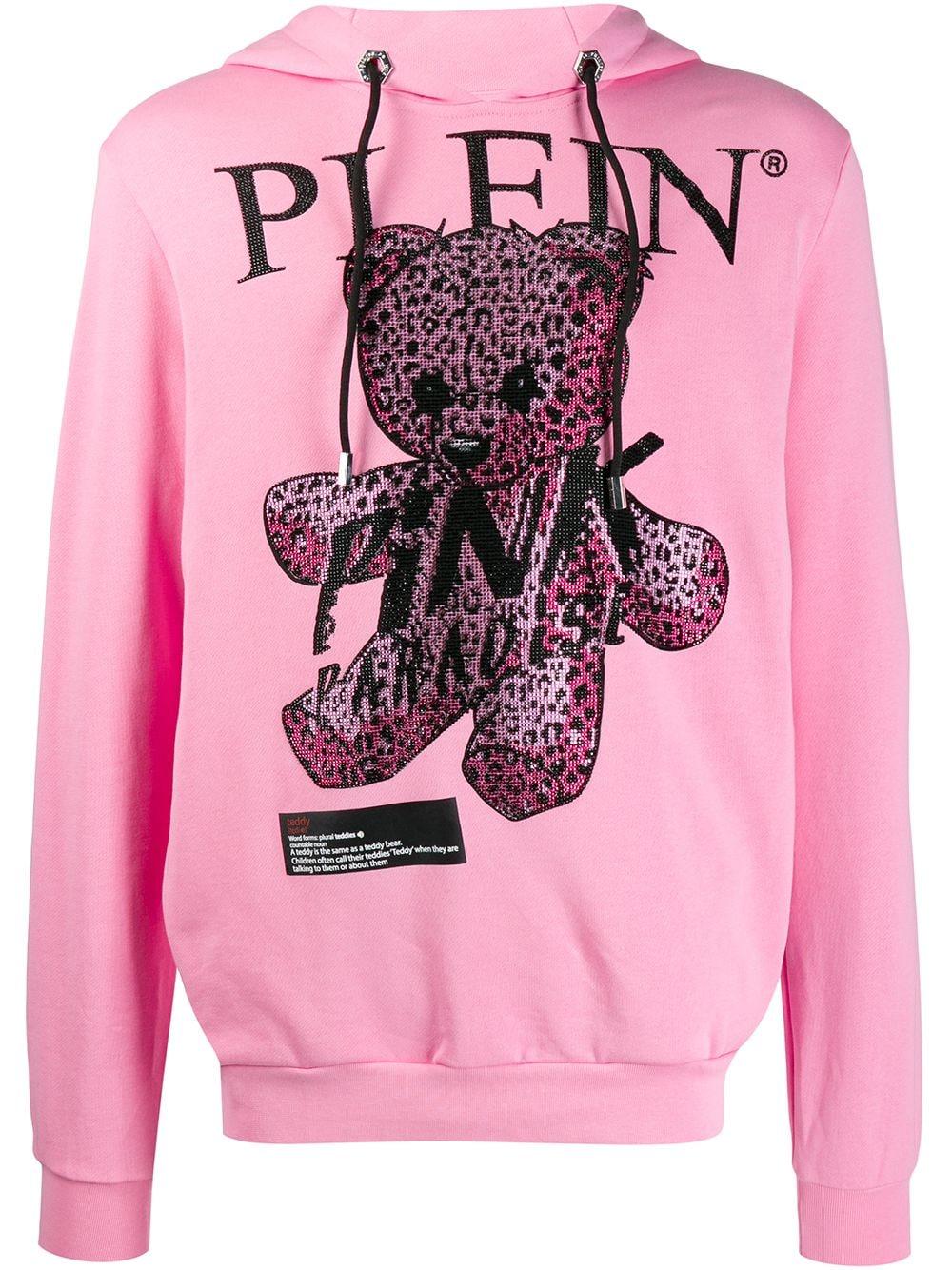 Philipp plein teddy bear hoodie deals