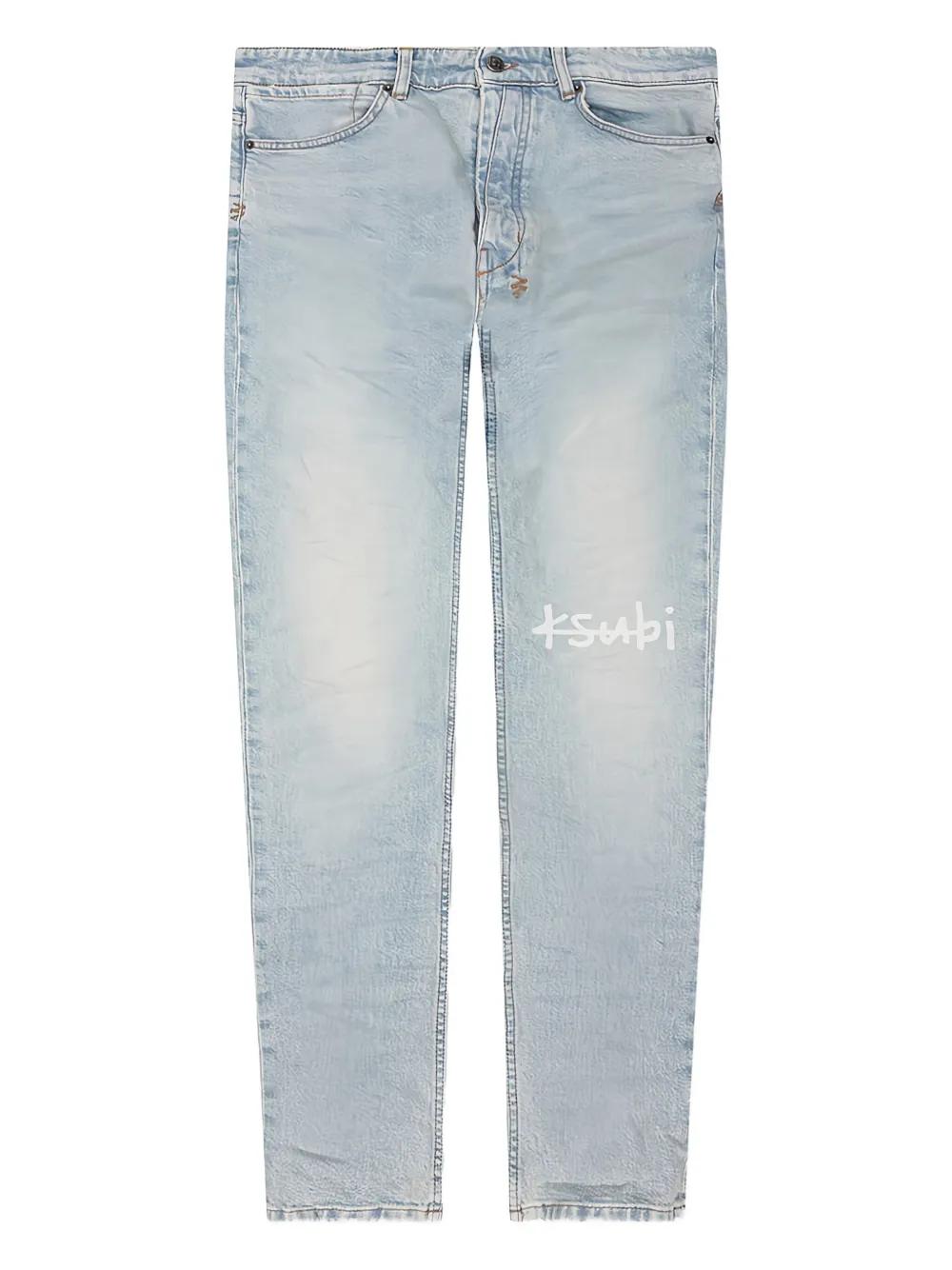 Ksubi Logo-Print Jeans in Blue for Men | Lyst