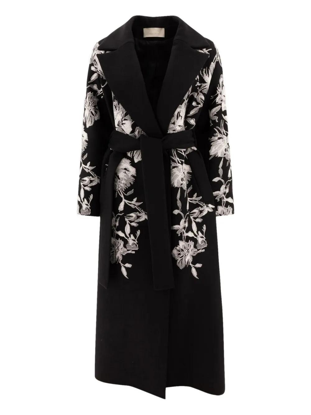 コート Elie Saab Wool embroidered coat Elie Saab Long coats and winter coats for Women | Online
