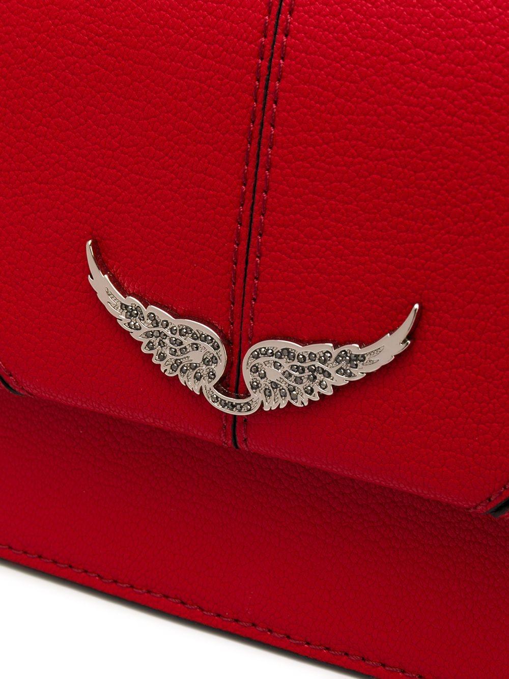 Handbag Bolso Rojo Zadig Zadig Voltaire Bolso Kate Wallet En Cuero