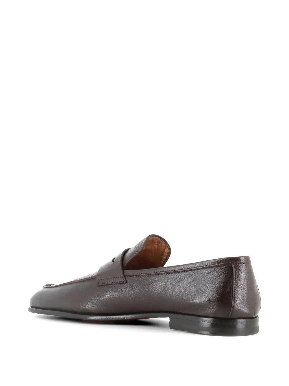Antonio Maurizi Penny-Strap Leather Loafers in Gray for Men 
