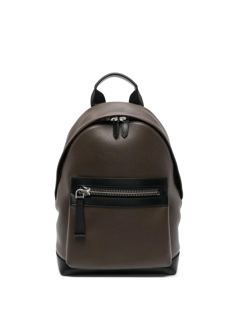 【 TOM FORD 】バックパック a3024 TOM FORD Leather-Trimmed Shell Backpack for Men | MR PORTER