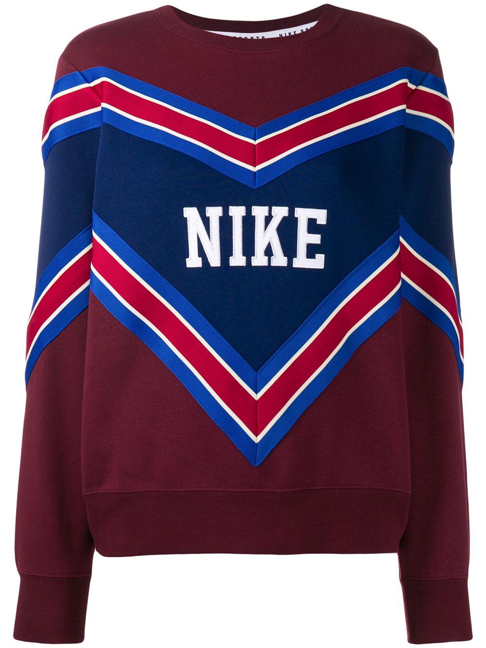 nike red and blue sweater