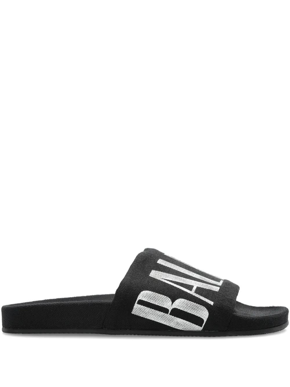 【関税＆送料込み】Balenciaga Slide Logo Flip Flops $395 Mens Balenciaga Hybrid Logo Pool Slides Sandals