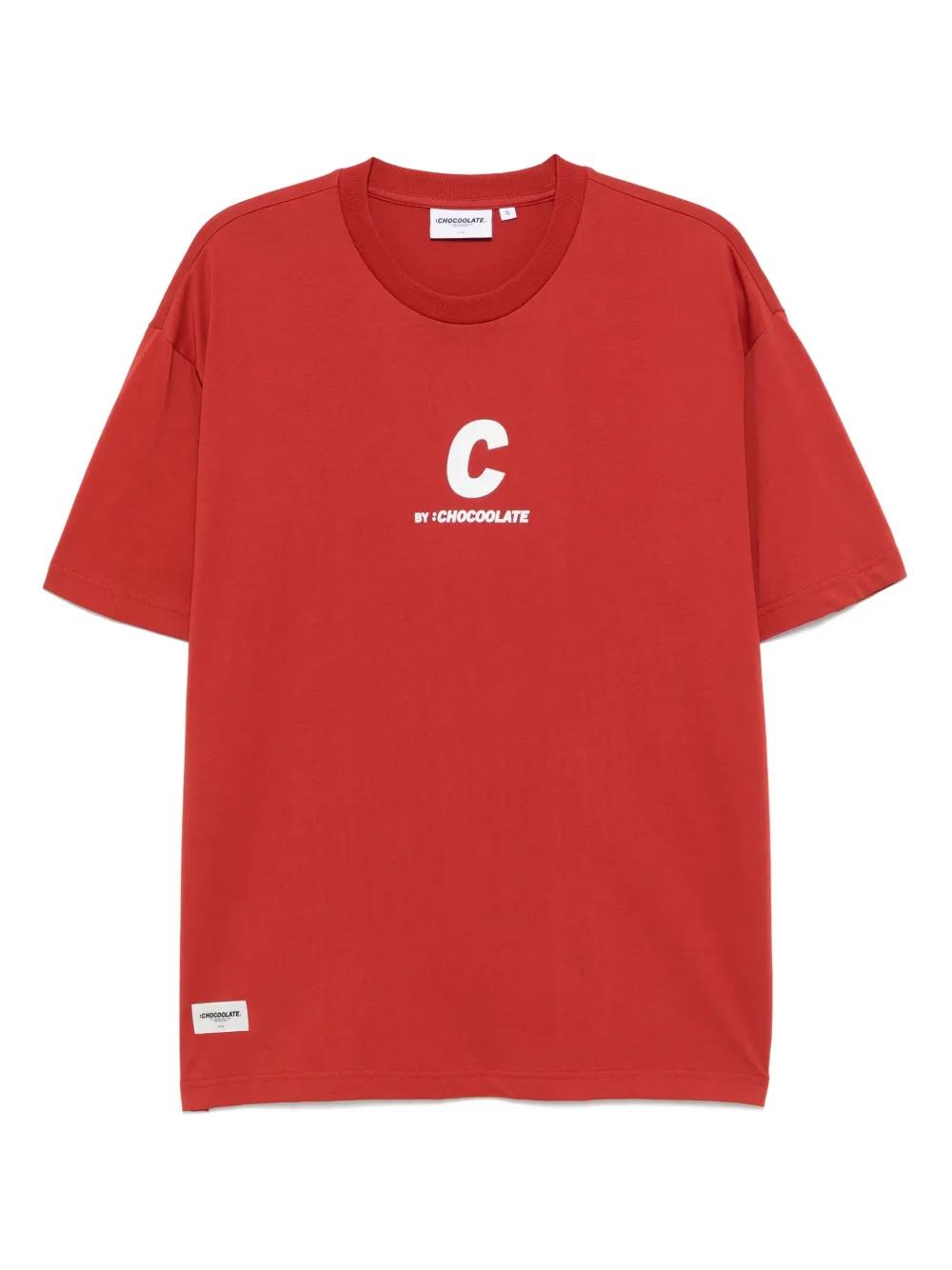 CHOCOOLATE★Round neck loose short sleeve T-shirt CE9 30398852_59597268_600.jpg