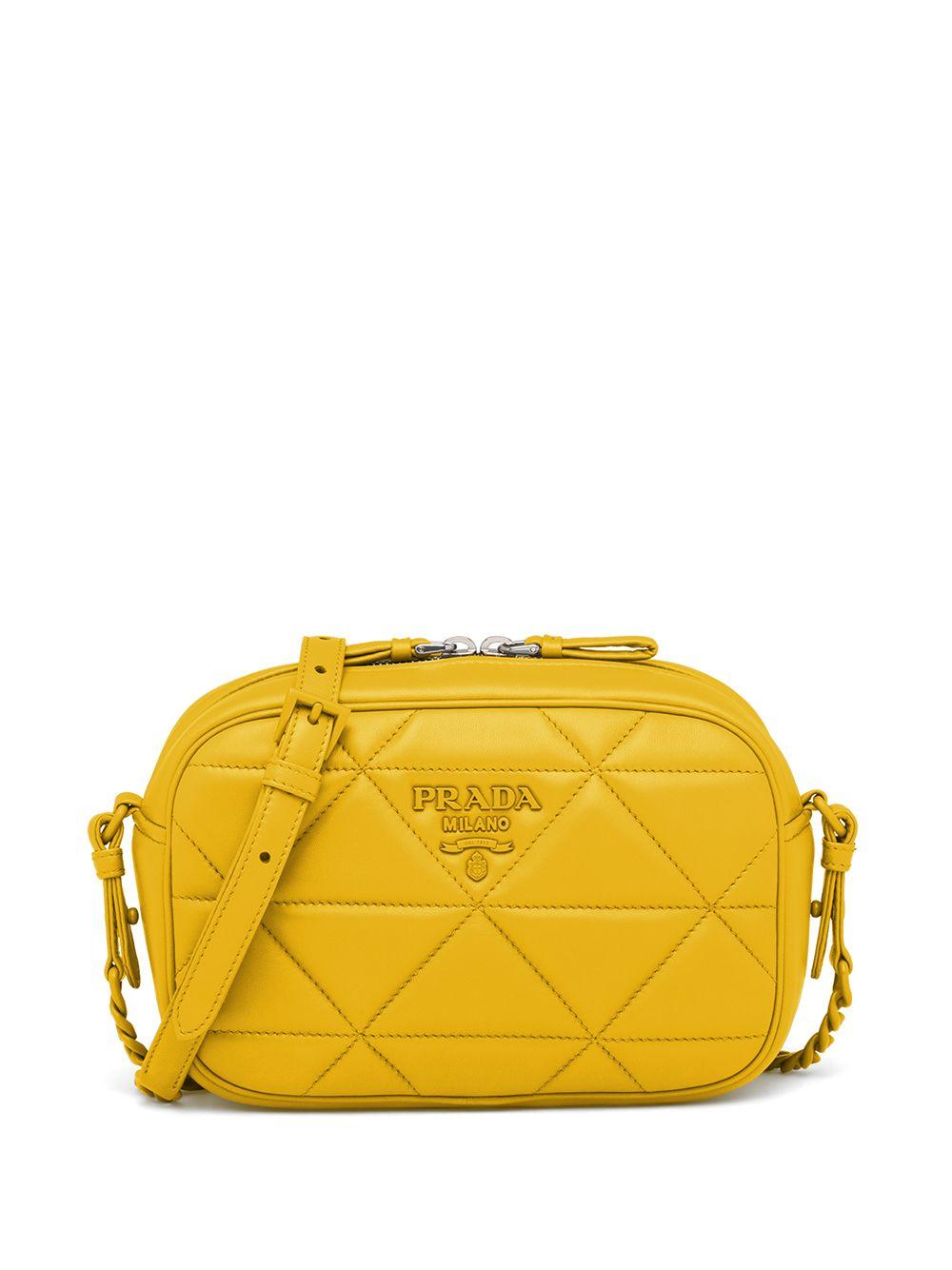 Prada Leather Spectrum Crossbody Bag in Yellow - Lyst