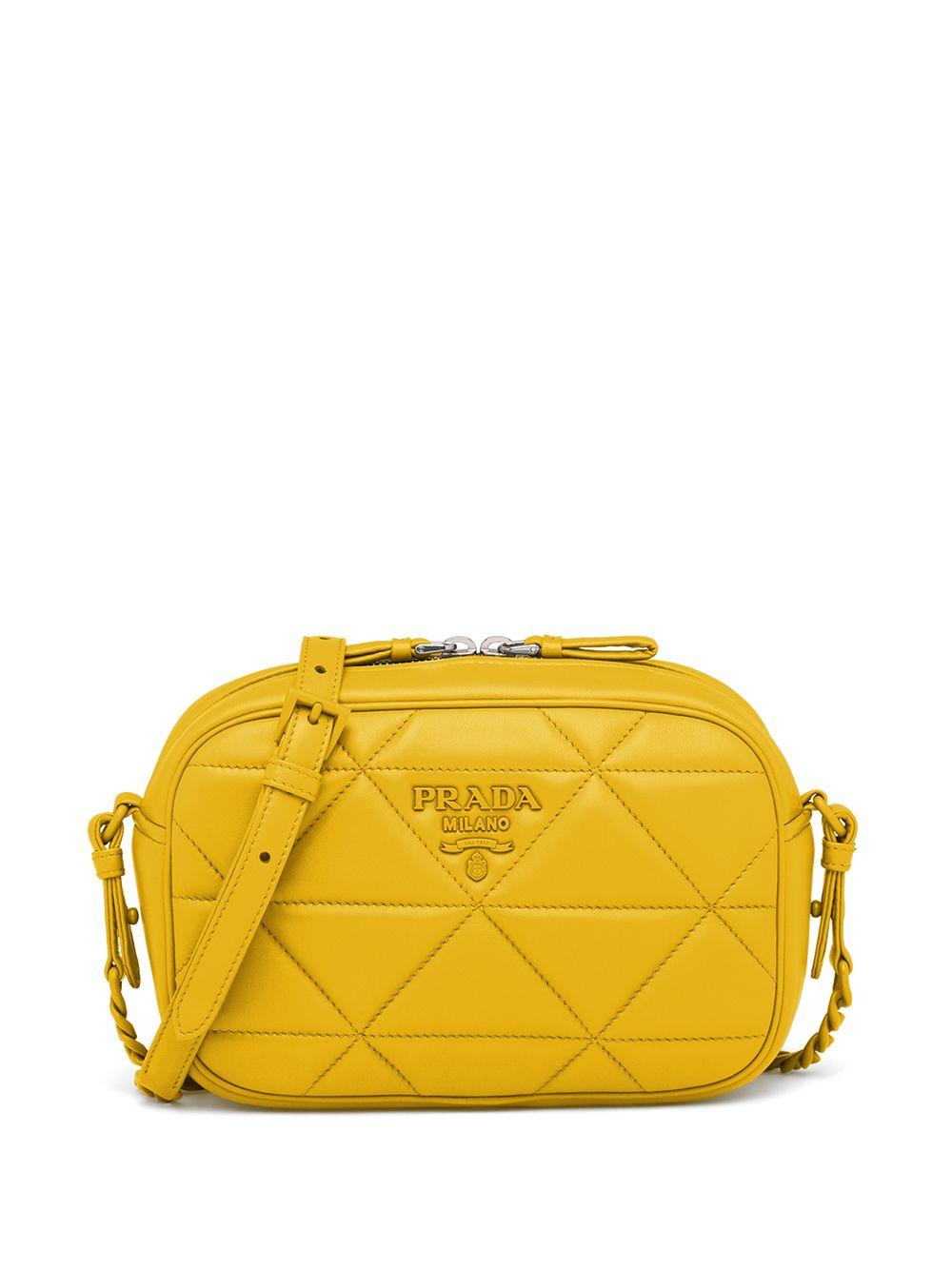 Prada Leather Spectrum Crossbody Bag in Yellow Lyst