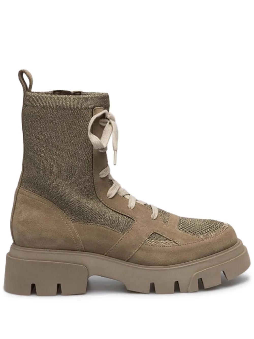 BRUNELLO CUCINELLI ショートブーツ グレージュ