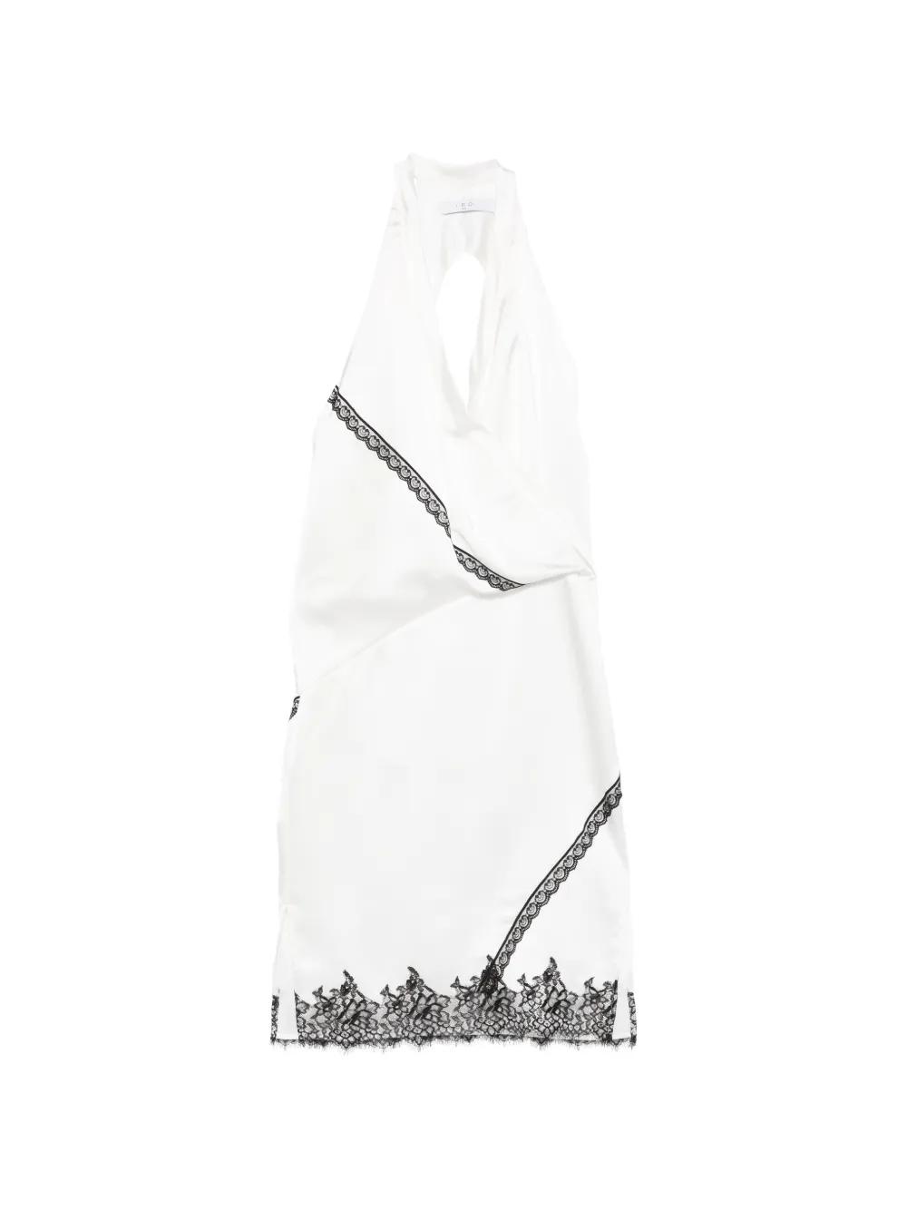 IRO Lace Draped Dress in White | Lyst IRO Lace Draped Dress in White | Lyst