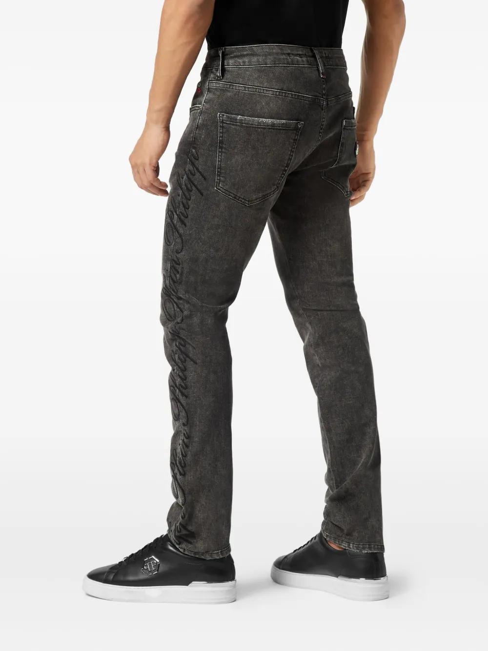 Slim Jeans Philipp Plein Homme Jeans Denim Trousers Slim Fit Basic