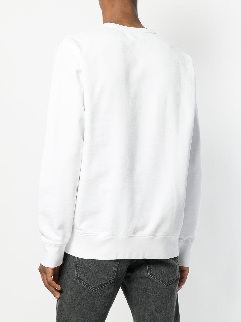 WOOD WOOD Cotton Good Times Sweatshirt in White for Men - Lyst