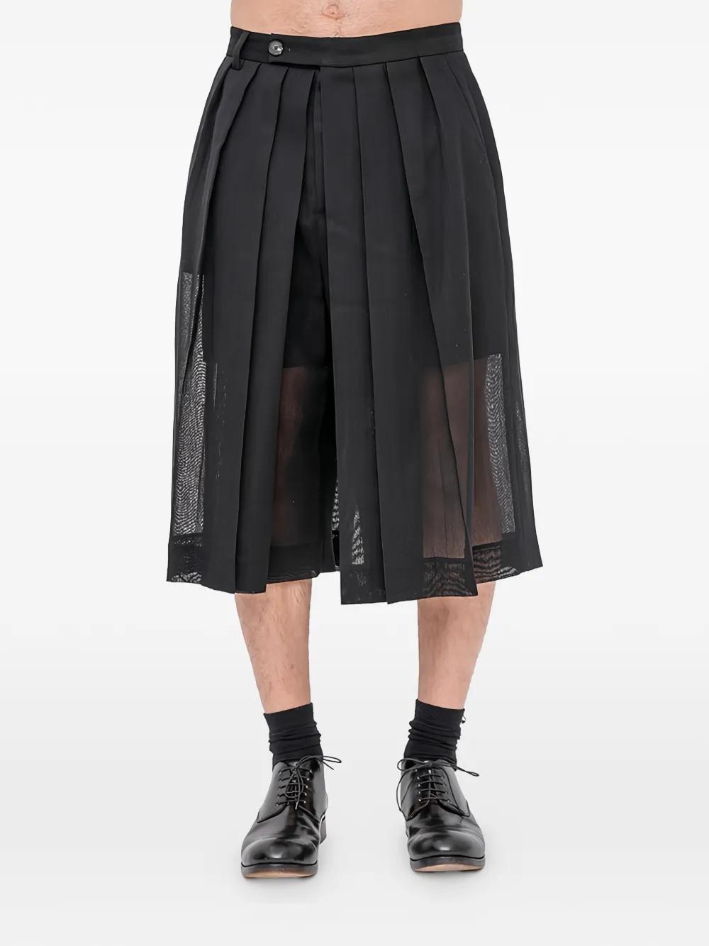 メンズ Setchu Hakama セミシアークロップドパンツ ブラック | Lyst
