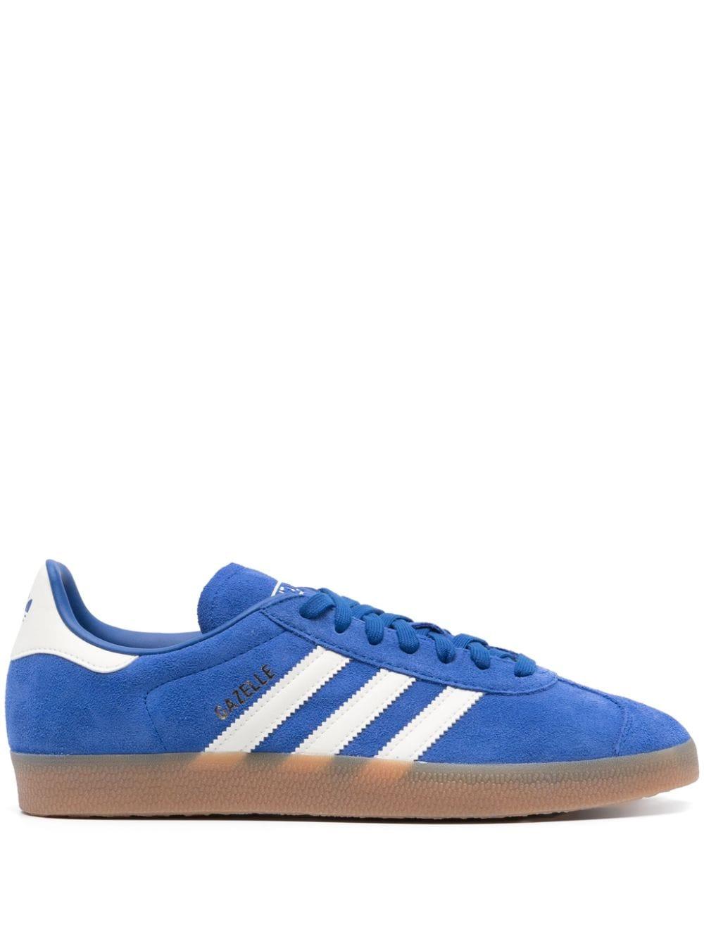 Mens adidas shop gazelle blue suede