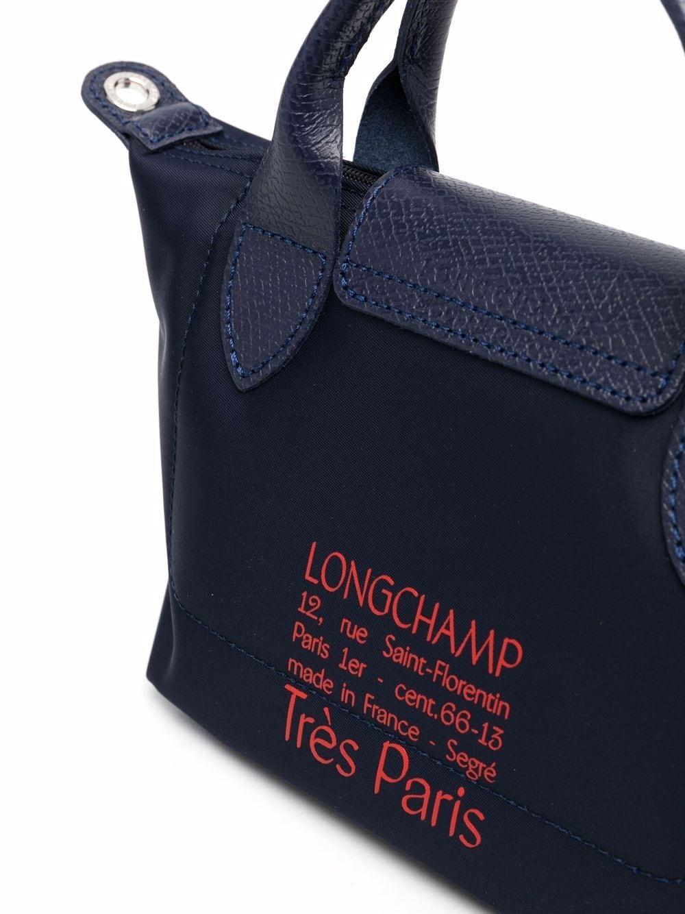 longchamp blue tote